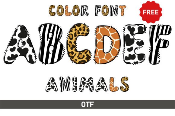 Animals: A Playful Font for Creative and Artistic Designs
