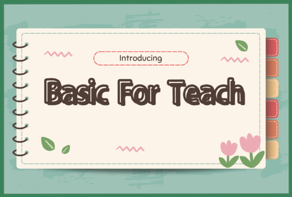 Basic for Teach: The Handwritten Font for Every Project