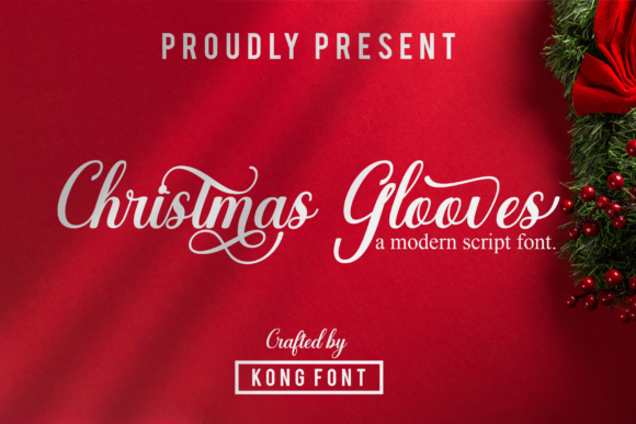 Christmas Glooves: A Modern Script Font for Creative Projects