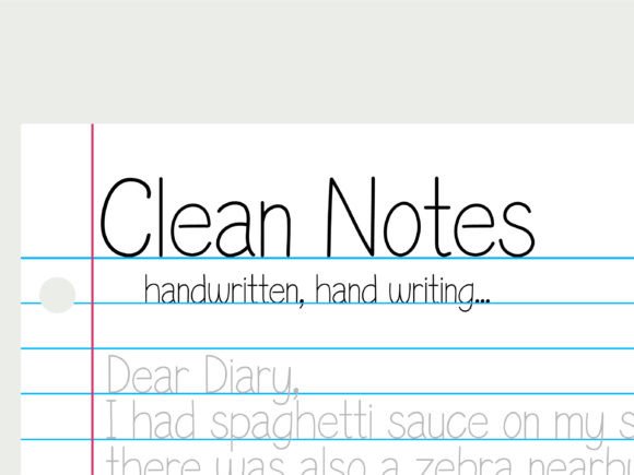 Discover the Elegance of Clean Notes Font for Your Projects