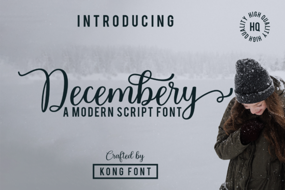 Discover the Playful Charm of the Decembery Font