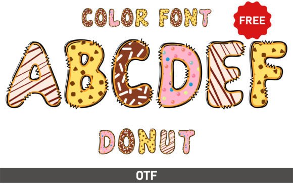Donut: A Playful Font for Creative Projects