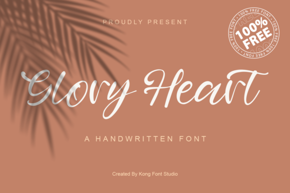 Glory Heart: A Charming Script Font for Creative Projects