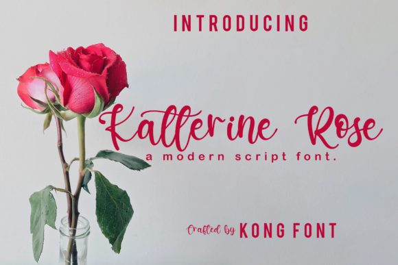 Katterine Rose: A Modern Handwritten Script Font