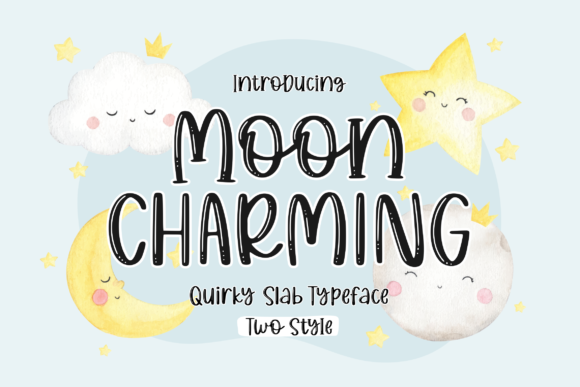 Moon Charming: A Playful Duo Font for Distinctive Designs