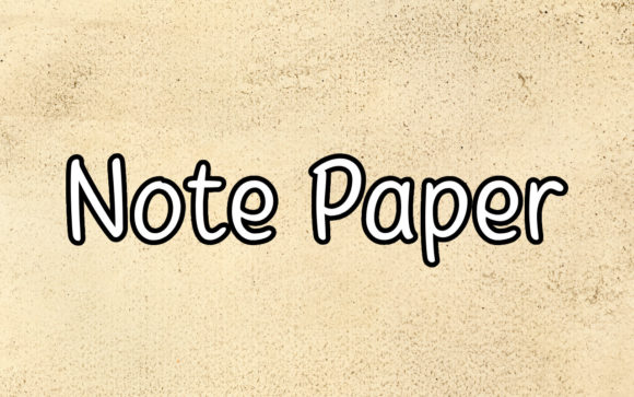 Note Paper: A Creative Handwritten Font for Modern Designs