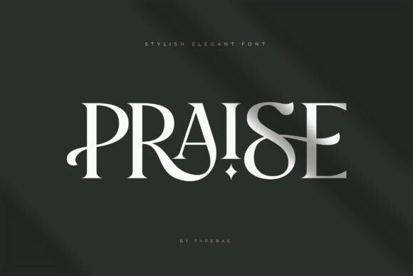 Praise: A Stylish Font for Elegant Branding and Logos