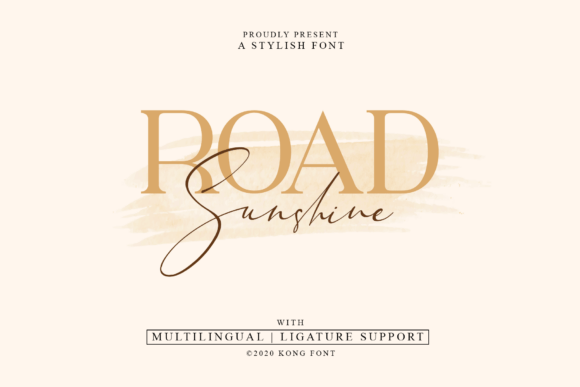 Road Sunshine: A Playful Handwritten Typeface for Modern Creators