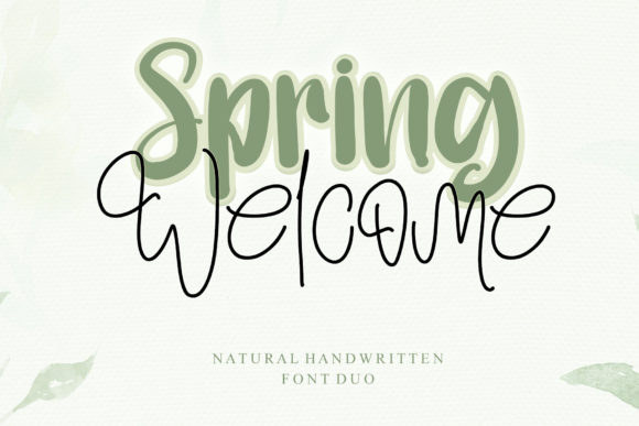 Spring Welcome: A Beautiful Script for Elegant Designs