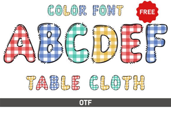 Table Cloth Font: Playful Typography for Creative Designs