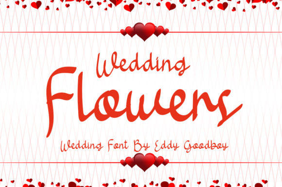 Wedding Flowers: A Delicate Script Font for Elegant Designs