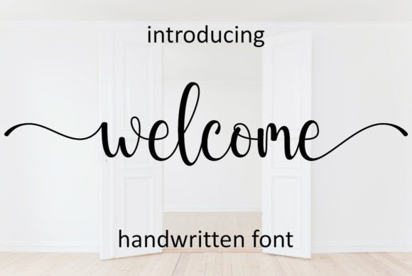 Welcome: A Stylish Handwritten Font for Elegant Designs