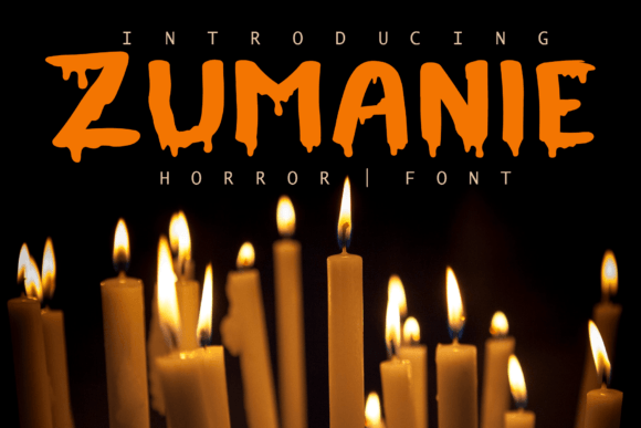 Zumanie: Discover a Modern Eerie Typeface for Creative Designs